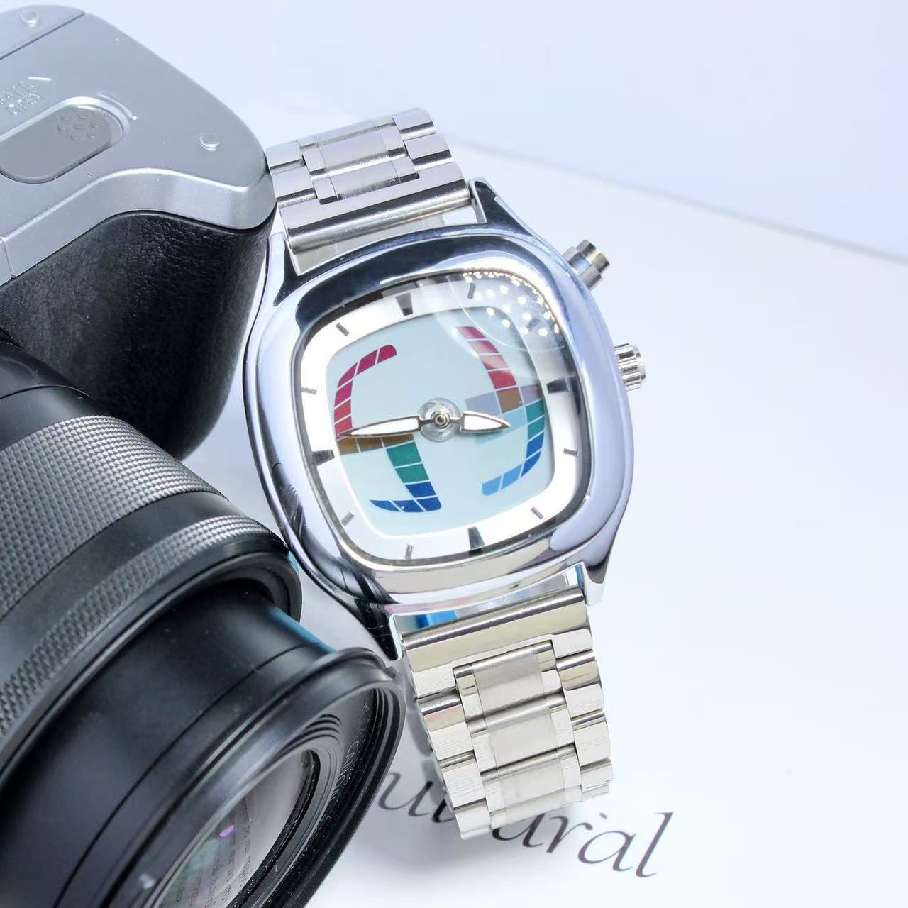 Vintage Watch Crystal - Relógio Masculino Estilo Retrô Millennium, Relógio