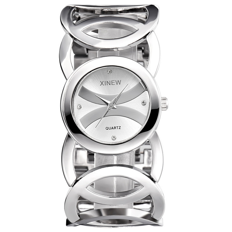 Vintage Watch Crystal - Marca de luxo senhora relógios ouro