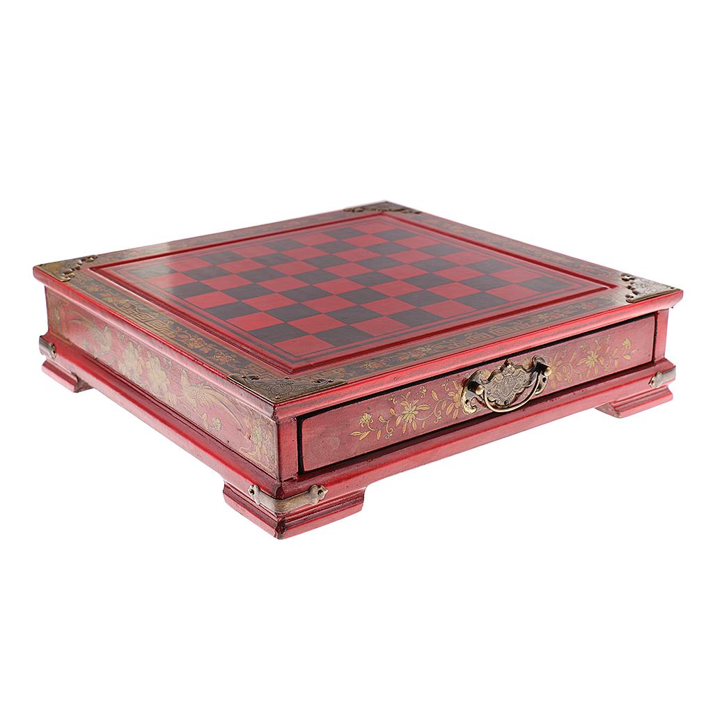 Vintage Collectible Board Games - Jogo de Xadrez Chinês Vintage com