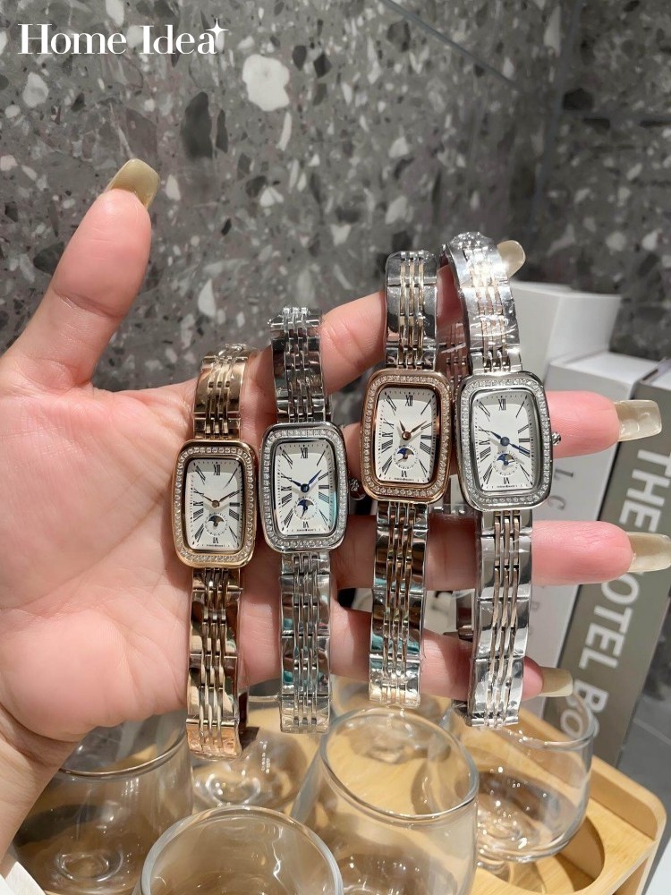 Vintage Watch Crystal - Relógio de Pulso Elegante para Mulheres