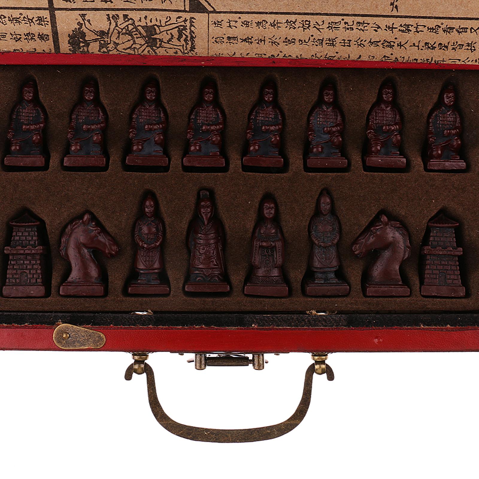 Vintage Collectible Board Games - Conjunto de 32 Peças de Xadrez