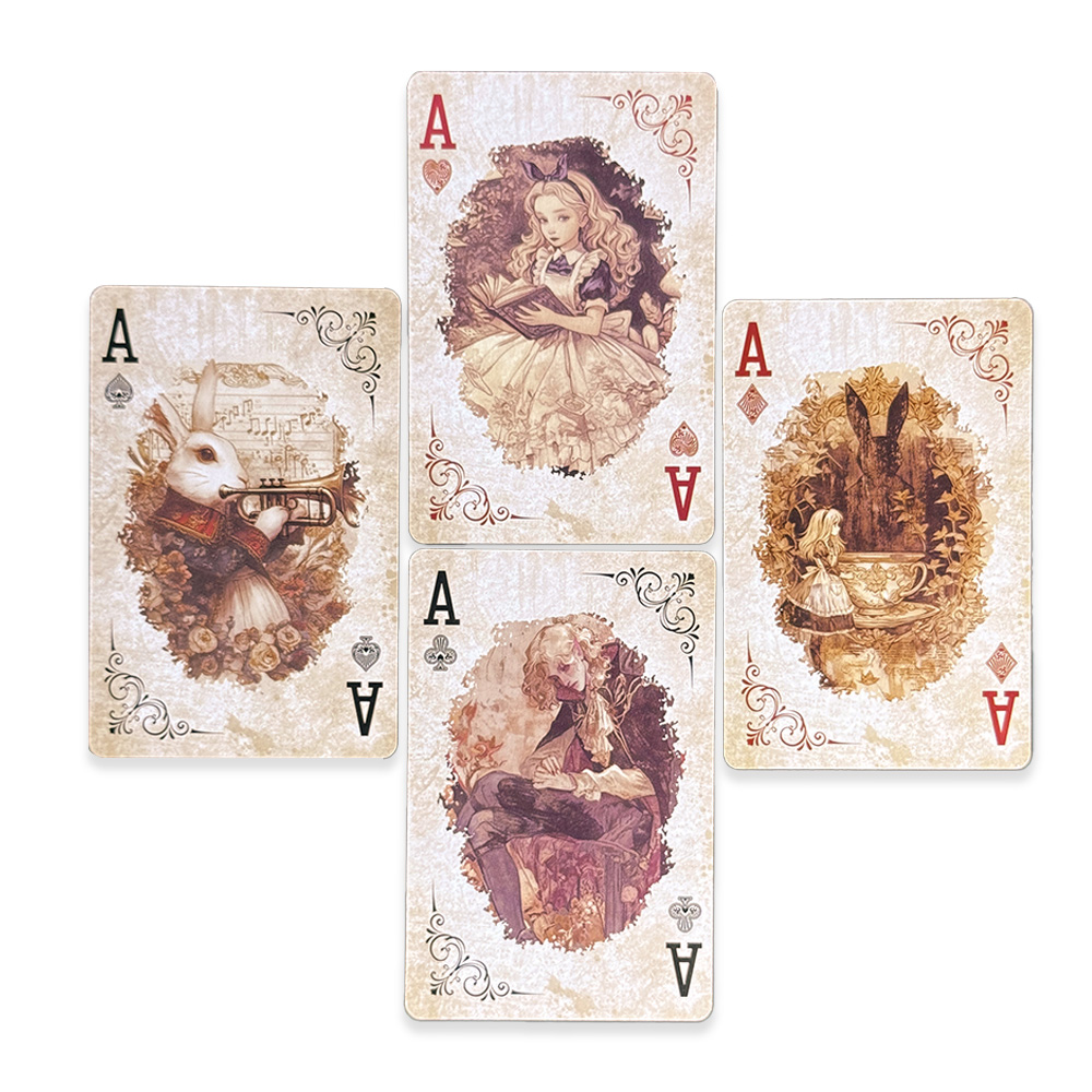 55 Cartas de Baralho Alice no  - Vintage Collectible Board Games avaliação e preço