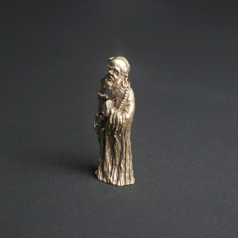 Estátua Vintage de Latão Mestr - Vintage Collectible Ornaments avaliação e preço
