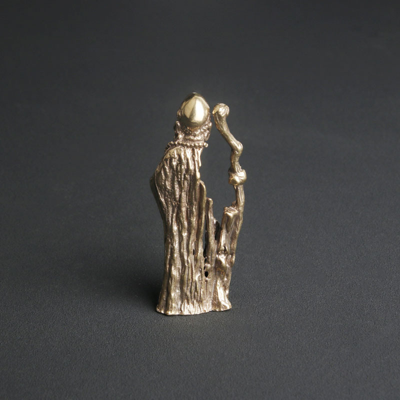 Estátua Vintage de Latão Mestr - Vintage Collectible Ornaments avaliação e preço