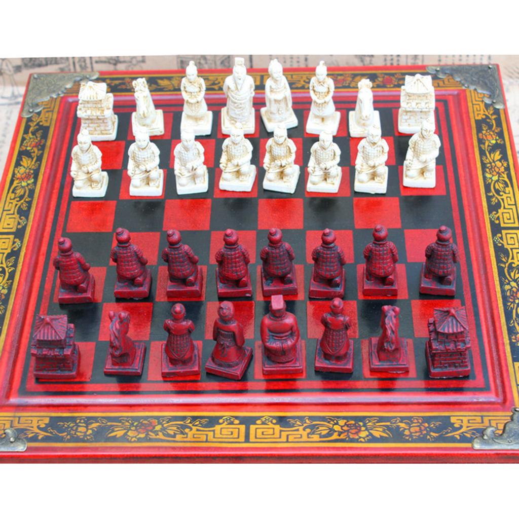 Conjunto de Xadrez Chinês Vint - Vintage Collectible Board Games avaliação e preço