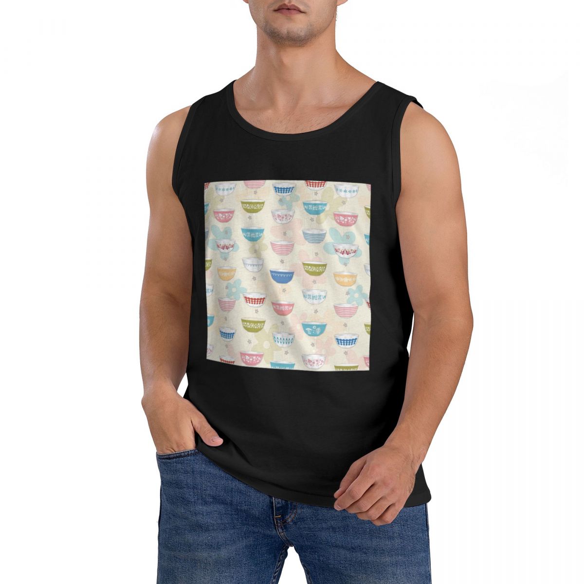 Coleção de Camisetas Sem Manga - Vintage Collectible Pyrex avaliação e preço