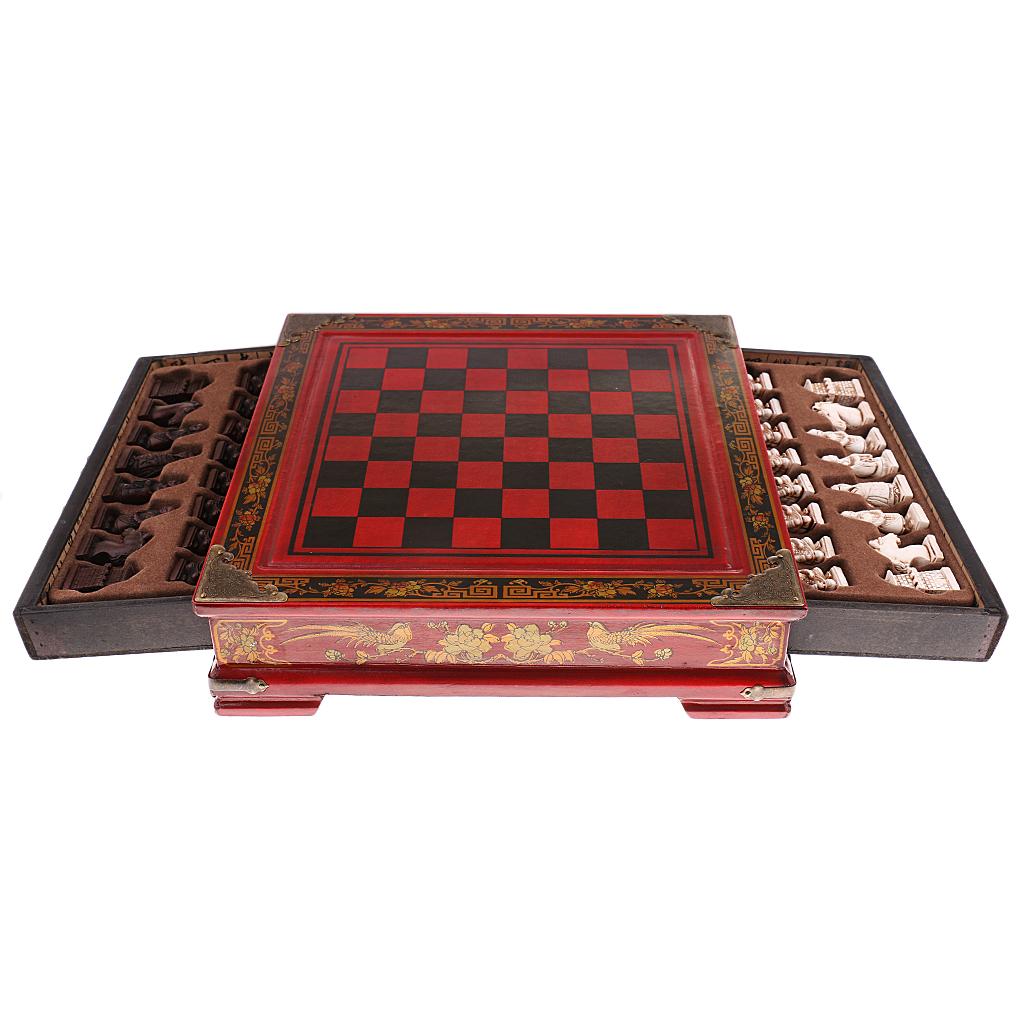 Jogo de Xadrez Chinês Vintage  - Vintage Collectible Board Games avaliação e preço