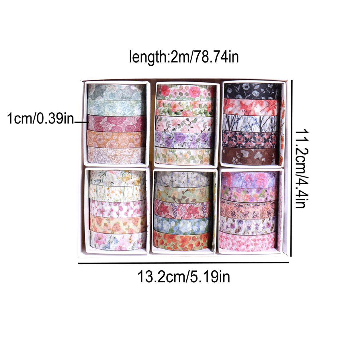 Conjunto de Fita Washi Floral  - Vintage Collectible Magazines avaliação e preço