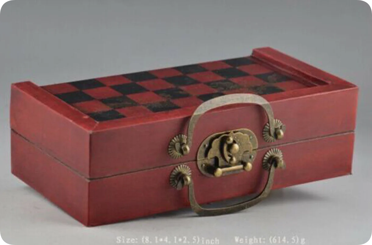 Conjunto de xadrez vintage dob - Vintage Collectible Board Games avaliação e preço