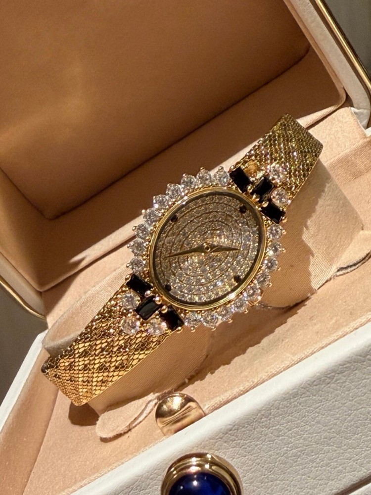 Relógio de quartzo vintage fem - Vintage Watch Crystal avaliação e preço