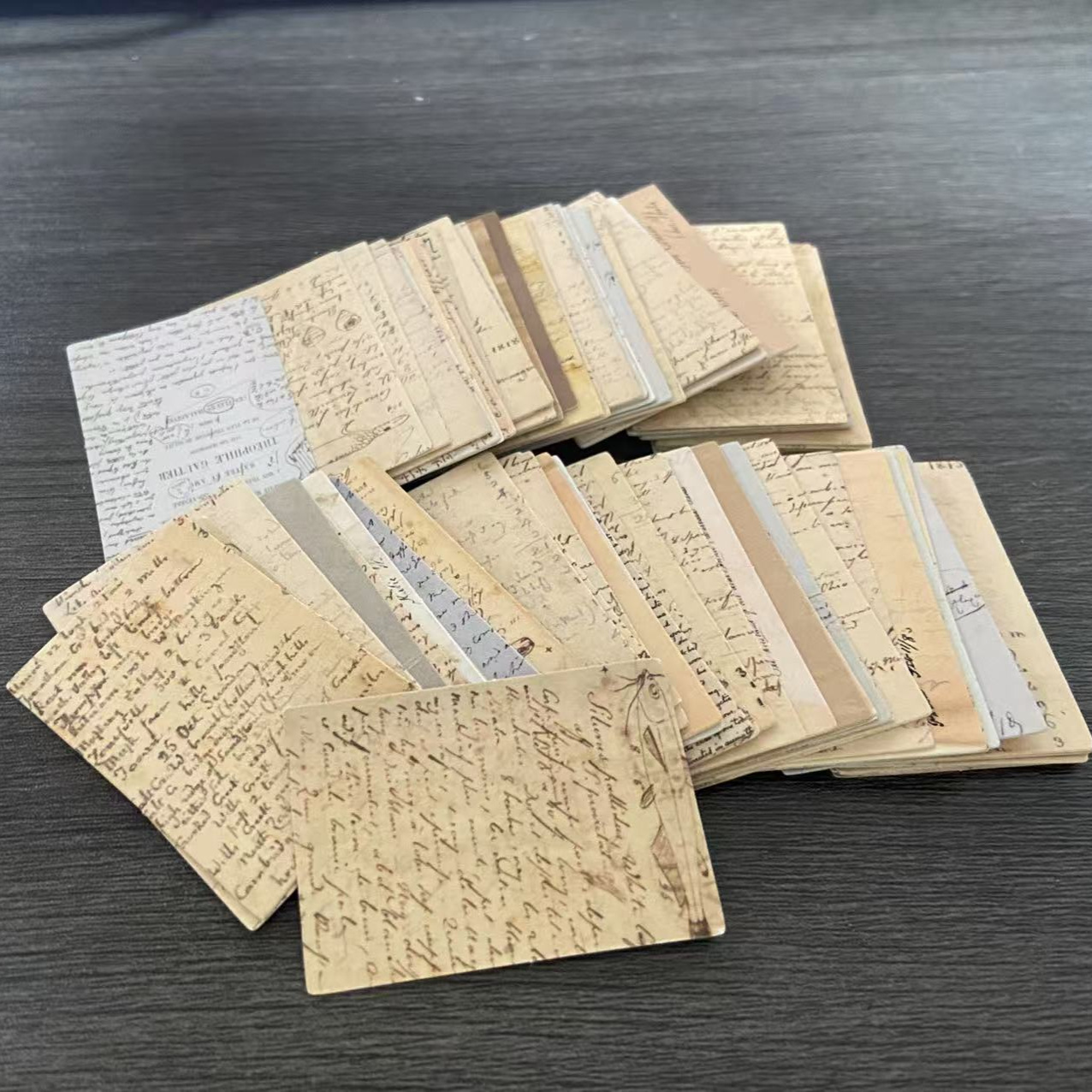100 pçs vintage carta manuscri - Vintage Collectible Magazines avaliação e preço